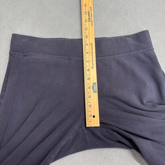 Lands End Starfish Crop Pants Womens M 10-12 Black Casual Lounge Comfy - Picture 7 of 13